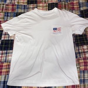 Vineyard Vines Fishing American Flag Shirt